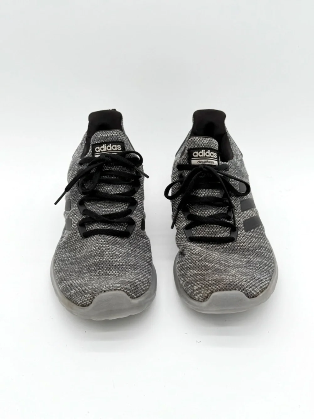 adidas Lite Racer BYD Mens Running Shoes Size 10.5 Gray Black Cloudfoam Sneakers